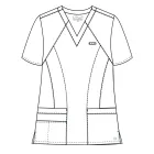 Costum medical Lotus Flex, stretch, alb, CVC-NP4 CVC-SP2