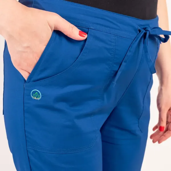Costum medical Lotus Flex, stretch, albastru royal, CVC-NP4 CVC-SP2