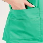 Bluza medicala Lotus Flex, stretch, verde chirurgical deschis, CVC-NP3