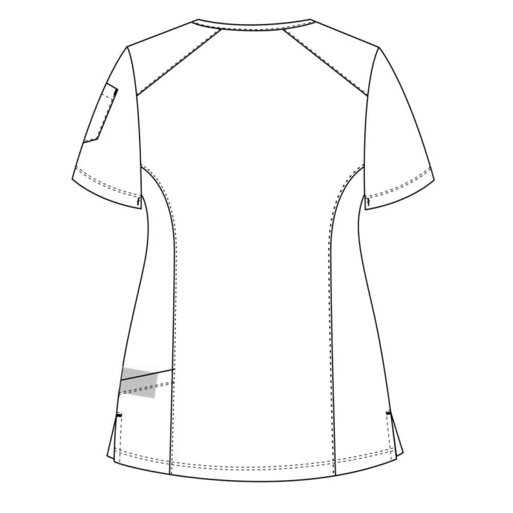 Bluza medicala Lotus Flex, stretch, turcoaz teal, TS-NP7 - imagine 5