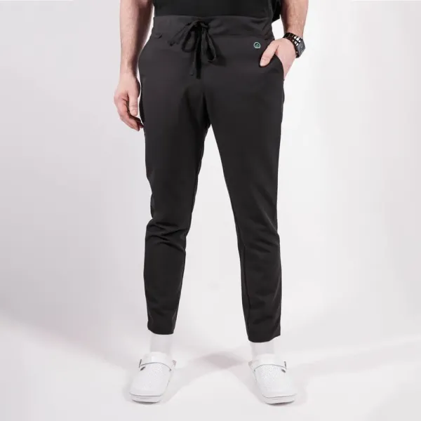 Costum medical Lotus Flex, stretch, negru, TS-NP9 TRS-SP9