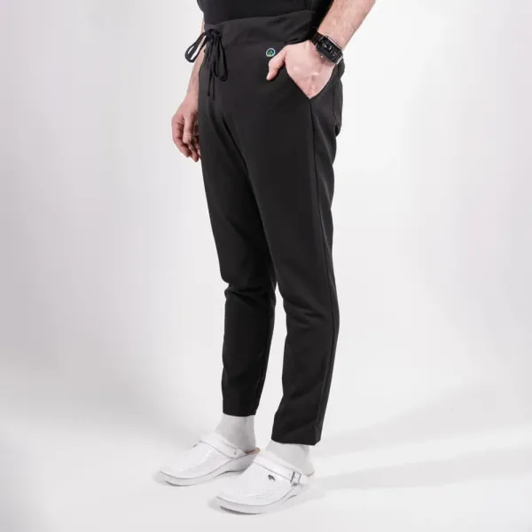Costum medical Lotus Flex, stretch, negru, TS-NP9 TRS-SP9