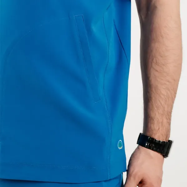 Bluza medicala Lotus Flex, stretch, albastru royal, TS-NP9