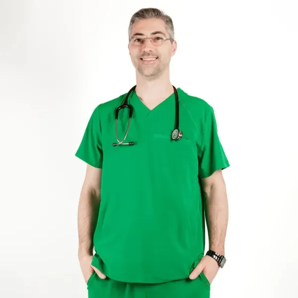 verde chirurgical inchis