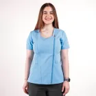 Costum medical Lotus Flex, stretch, albastru ciel/bleumarin, TRS-NP11 TRS-SP4-V3