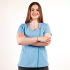 Costum medical Lotus Flex, stretch, albastru ciel/bleumarin, TRS-NP11 TRS-SP4-V3