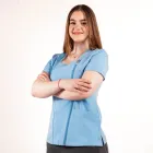 Costum medical Lotus Flex, stretch, albastru ciel/bleumarin, TRS-NP11 TRS-SP4-V3