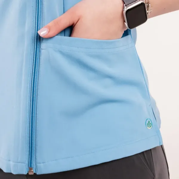 Costum medical Lotus Flex, stretch, albastru ciel/bleumarin, TRS-NP11 TRS-SP4-V3