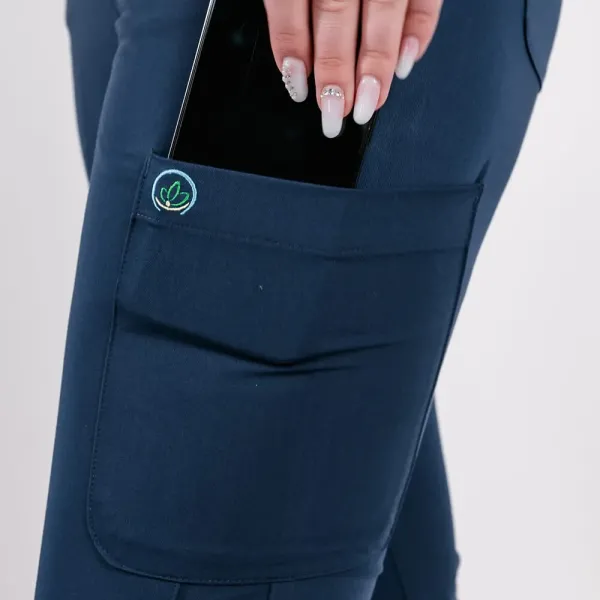 Costum medical Lotus Flex, stretch, albastru ciel/bleumarin, TRS-NP11 TRS-SP4-V3