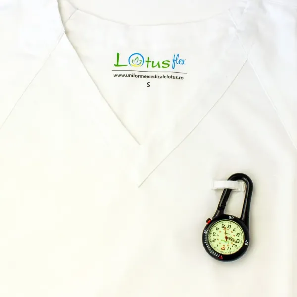Ceas pentru doctori, cu carabiniera, negru, Lotus