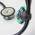 Ceas pentru doctori, cu prindere pe stetoscop, Lotus, turcoaz