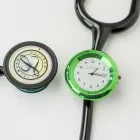 Ceas pentru doctori, cu prindere pe stetoscop, Lotus, verde