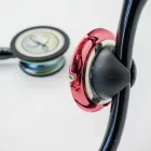 Ceas pentru doctori, cu prindere pe stetoscop, Lotus, rosu