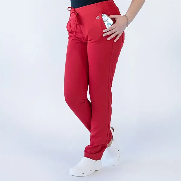 Costum medical Lotus Flex, stretch, rosu, TRS-JK1 TRS-SP9