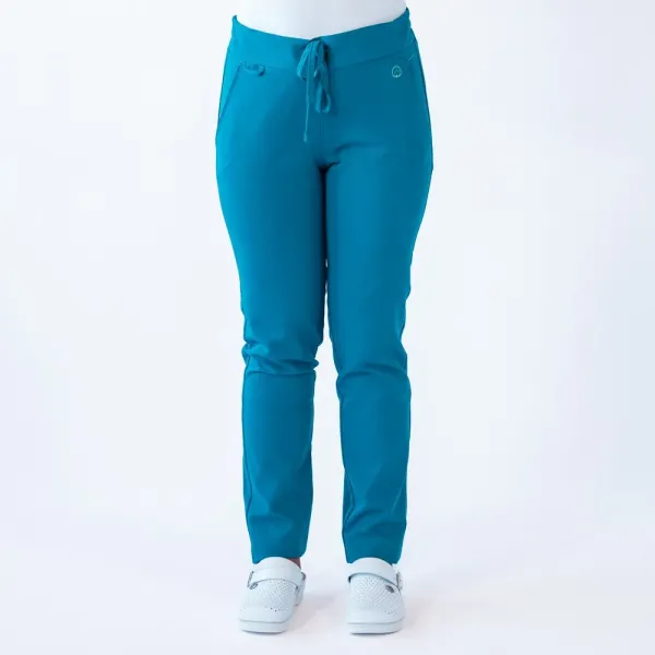 Costum medical Lotus Flex, stretch, turcoaz inchis, TRS-JK1 TRS-SP9