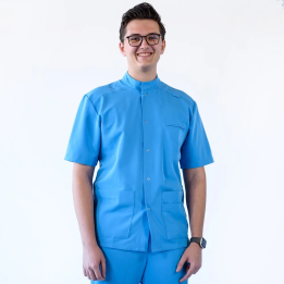 Bluza medicala cu capse