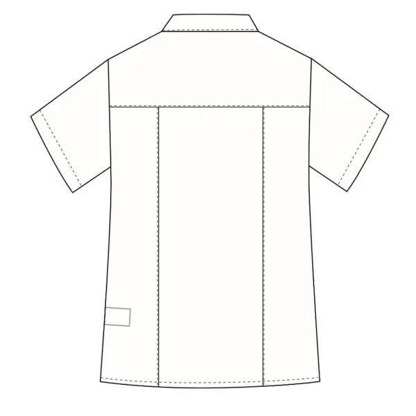 Bluza medicala cu capse, Lotus Flex, stretch, aqua, TRS-JK7