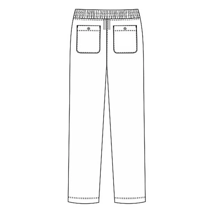 Costum medical Lotus Flex, stretch, alb, TRS-JK7 TRS-SP9 - imagine 12