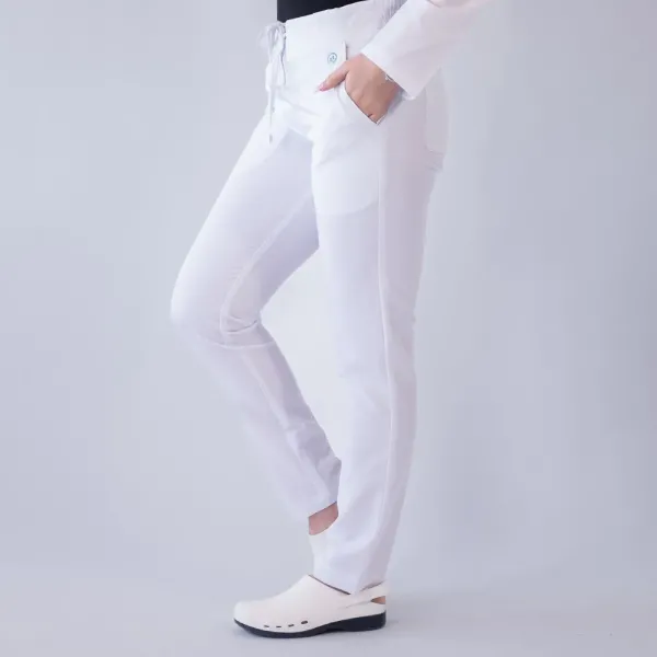 Costum medical Lotus Flex, stretch, alb, TRS-NP16 TRS-SP9