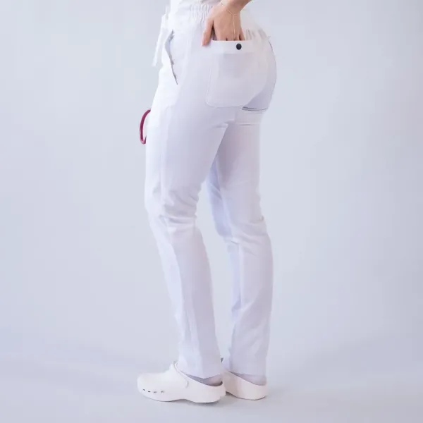 Costum medical Lotus Flex, stretch, alb, TRS-NP16 TRS-SP9