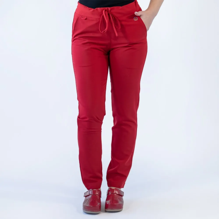 Costum medical Lotus Flex, stretch, rosu, TRS-NP16 TRS-SP9 - imagine 11