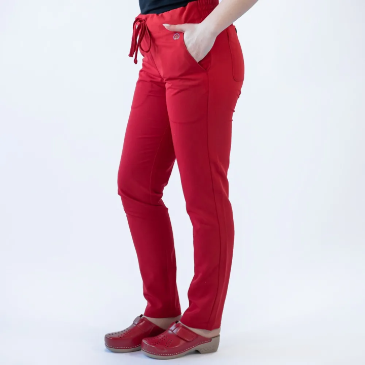 Costum medical Lotus Flex, stretch, rosu, TRS-NP16 TRS-SP9 - imagine 12