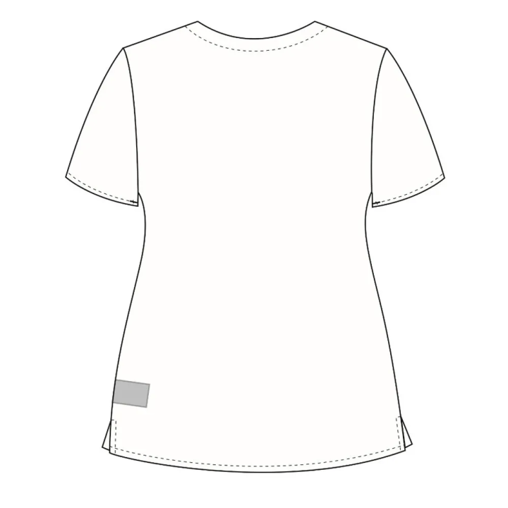 Bluza medicala Lotus Flex, stretch, wine, TRS-NP24 - imagine 5