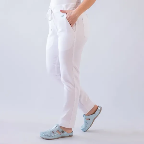 Costum medical Lotus Flex, stretch, alb, TRS-NP24 TRS-SP9