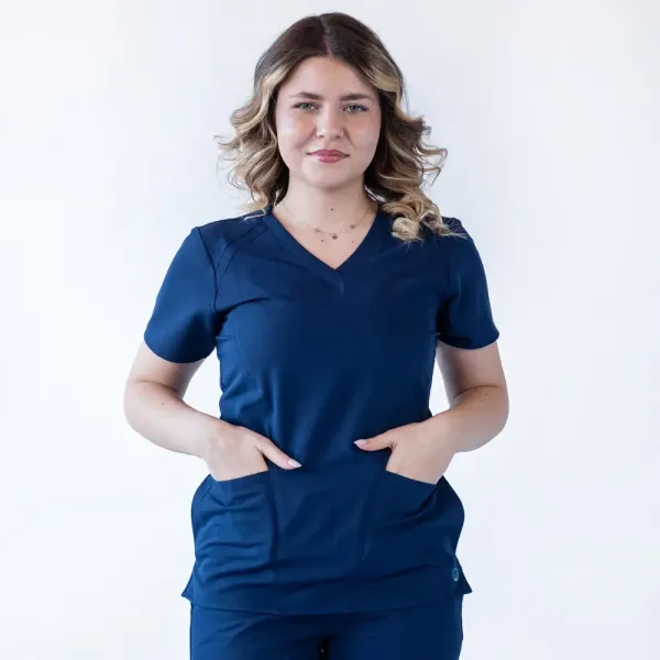 Costum medical Lotus Flex, stretch, bleumarin, TRS-NP24 TRS-SP9