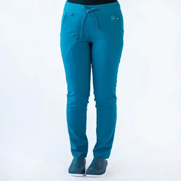 Costum medical Lotus Flex, stretch, turcoaz inchis, TRS-NP24 TRS-SP9