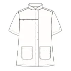 Costum medical Lotus Flex, stretch, alb, TRS-JK8 TRS-SP9