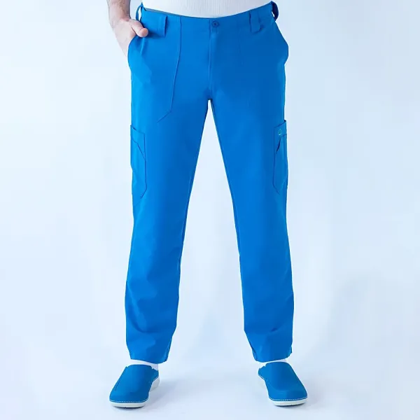 Costum medical Lotus Flex, stretch, albastru royal, TRS-KH1 TRS-KH2