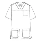 Costum medical Lotus Flex, stretch, albastru royal, TRS-KH1 TRS-KH2