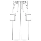 Costum medical Lotus Flex, stretch, albastru royal, TRS-KH1 TRS-KH2