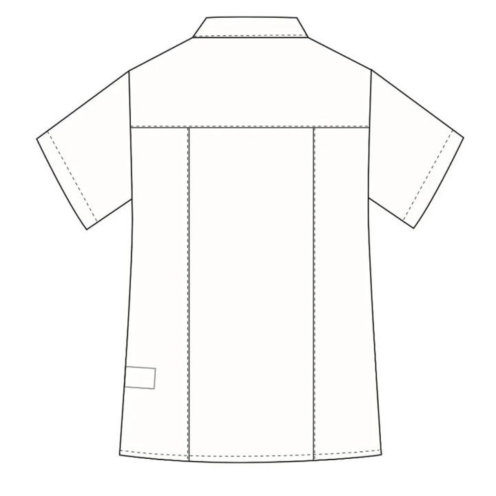 Bluza medicala cu capse, Lotus Flex, stretch, albastru royal, TRS-JK7 - imagine 5