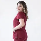 Costum medical Lotus Flex, stretch, visiniu, TRS-NP13 TRS-SP9