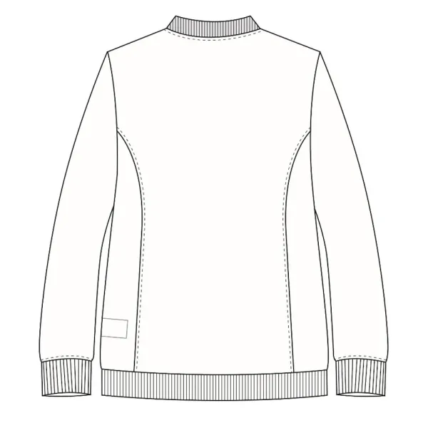 Jacheta medicala cu fermoar Lotus Flex, stretch, albastru ciel, TRS-JK10