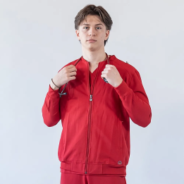 Jacheta medicala cu fermoar Lotus Flex
