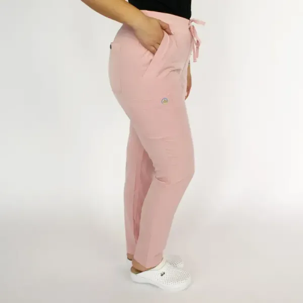 Costum medical Lotus Flex, stretch, roz prafuit, RTS-NP24 RTS-SP3