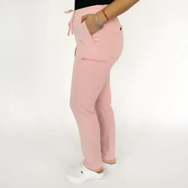 Costum medical Lotus Flex, stretch, roz prafuit, RTS-NP24 RTS-SP3