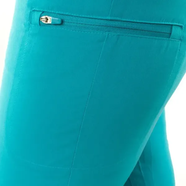 Pantaloni medicali Lotus Flex, stretch, cu snur, aqua, RTS-SP3