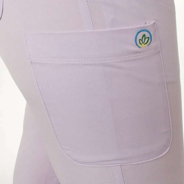 Pantaloni medicali Lotus Flex, stretch, cu snur, mov deschis, RTS-SP3 - imagine 5