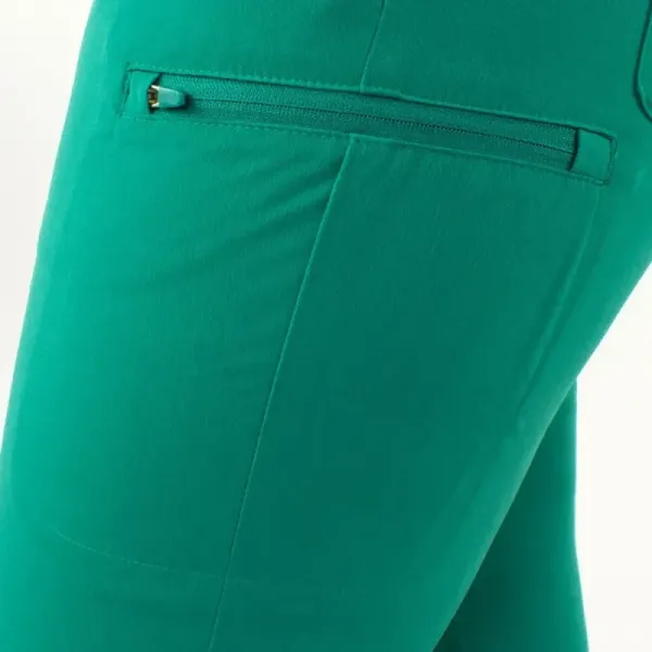 Pantaloni medicali Lotus Flex, stretch, cu snur, verde Hunter, RTS-SP3