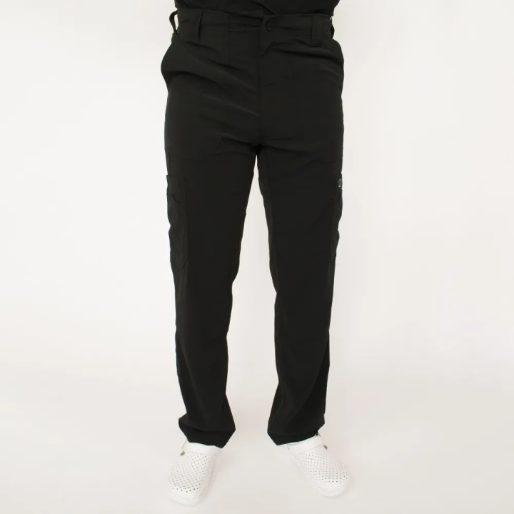 Pantaloni medicali Lotus Flex, stretch, pentru barbati, negru, TS-KH2 - imagine 1