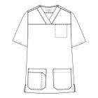 Costum medical Lotus Flex, stretch, verde chirurgical deschis, TS-KH1 TS-KH2