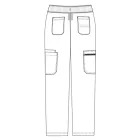 Pantaloni medicali Lotus Flex, stretch, cu elastic si snur, fucsia orhidee, TS-SP6