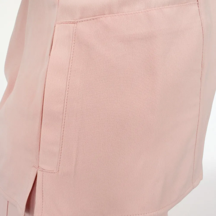 Costum medical Lotus Flex, stretch, roz prafuit, RTS-NP24 RTS-SP6 - imagine 6