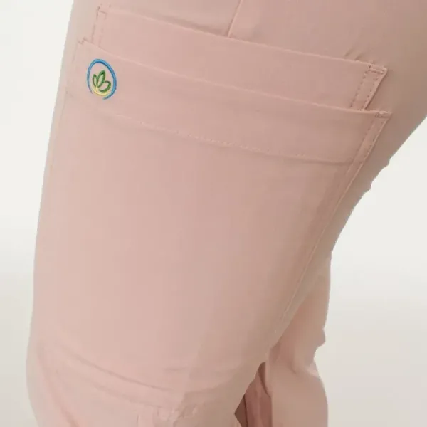 Costum medical Lotus Flex, stretch, roz prafuit, RTS-NP24 RTS-SP6