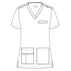 Bluza medicala Lotus Flex, stretch, bleumarin, TS-NP16