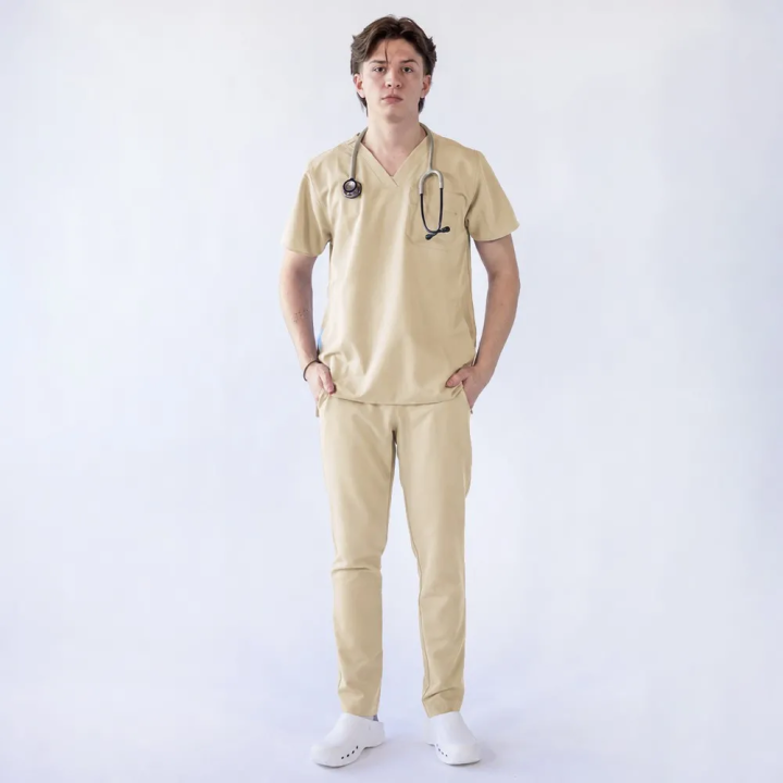 Costum medical Lotus Flex, stretch, bej, RTS-NP23 RTS-SP3 - imagine 1
